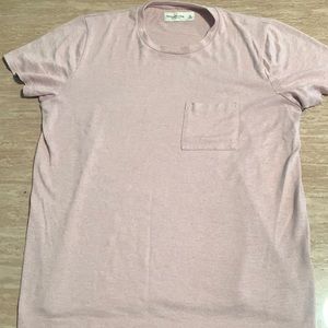 Abercrombie & Fitch - Soft Crew Neck tee light lavender/mauve  - NWOT-  Size XL